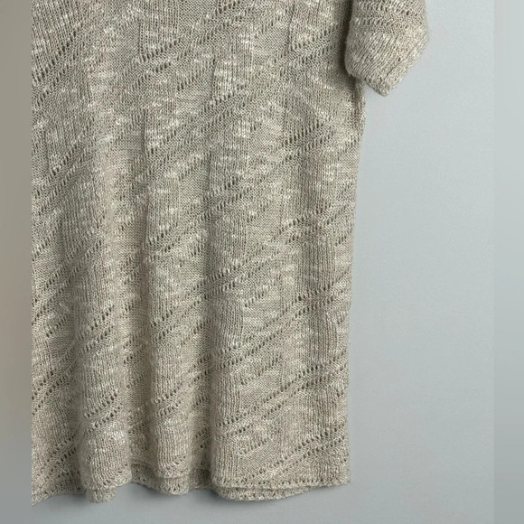 Eileen Fisher V neck short sleeve linen blend sweater Size Small - Picture 6 of 7